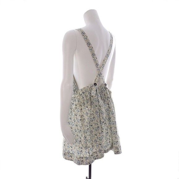 Free People Womens Medium Petunia Mini Dress Tea Combo Floral - Picture 3 of 11